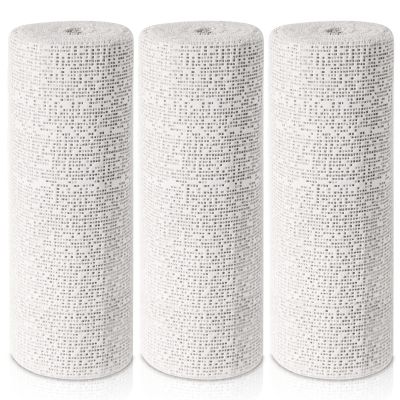 45ft - 211ft Plaster Cloth Rolls White Gauze Strips Wrap Bandages for Craft Belly Cast Mask Making Body Molds Scenery Art(8inch x 45 Feet, White)