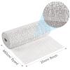 45ft - 211ft Plaster Cloth Rolls White Gauze Strips Wrap Bandages for Craft Belly Cast Mask Making Body Molds Scenery Art(8inch x 45 Feet, White) view 2