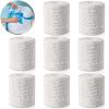 45ft - 211ft Plaster Cloth Rolls White Gauze Strips Wrap Bandages for Craft Belly Cast Mask Making Body Molds Scenery Art(3inch x 136 Feet, White) view 1