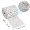 45ft - 211ft Plaster Cloth Rolls White Gauze Strips Wrap Bandages for Craft Belly Cast Mask Making Body Molds Scenery Art(3inch x 136 Feet, White) view 2