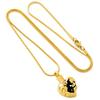 BIAIHQIE Cremation Urn Necklace for Ashes Keepsake Memorial Urn Jewelry Mother and Child Heart Cremation Keepsake Pendant for Ashes Gold view 4