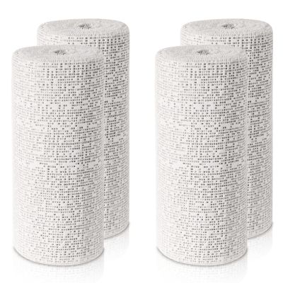 45ft - 211ft Plaster Cloth Rolls White Gauze Strips Wrap Bandages for Craft Belly Cast Mask Making Body Molds Scenery Art(6inch x 60 Feet, White)