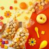 100 Pcs Boho Candy Bags Groovy Hippie Boho Treat Bags Boho Sun Party Favor Supplies Bag with 100 Pieces Golden Twist Ties for Birthday Wedding Baby Shower Groovy Retro Hippie Party Supplies view 4