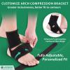 JOMECA Upgraded Drop Foot Brace for Walking with Shoes - Dual Forefoot Support Plates Adjustable Soft AFO, Foot Drop, TBI, ALS, MS, Bone Fracture, Fits Women & Men (Right, L/XL) view 4