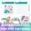 70 Pcs Weekly Pill Pouch Bags Zippered Reusable Medicine Organizer Set Self Sealing Medicine Organizer Travel Plastic Pill Bags with Slide Lock for Small Items Storage(Classic) view 2