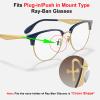 Auzky 5 Pairs Replacement Nose Pads for RayBan RB3526, RB4071, RB6335, RB6375, RB7186 More Plug-in/Push in Eyeglasses, Sunglasses Models (Gold) view 4