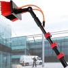 CHUNTIANMEI Water Fed Pole Kit,Water Fed Telescopic Brush with 20m Hose,Window and Solar Panel Cleaning Pole Telescopic Brush,Professional Washing Equipment Tool Solution,Brushhead35cm-10.8m/36FT view 1