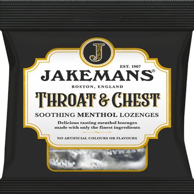 Cauldon Ceramics Jakemans Throat & Chest Lozenges 73g