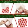 Sabary 25 Pcs Christmas Red Gift Boxes with Lids 4 x 4 x 4 Inches Candy Design Christmas Kraft Gift Boxes with Red Ribbons Small Present Box for Wedding Party Favor Birthday view 3