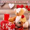 Sabary 25 Pcs Christmas Red Gift Boxes with Lids 4 x 4 x 4 Inches Candy Design Christmas Kraft Gift Boxes with Red Ribbons Small Present Box for Wedding Party Favor Birthday view 4
