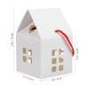 Garneck 10Pcs House Shaped Candy Boxes Kraft Paper Boxes for Cookies Party Favors Wedding Birthday Holiday Packaging view 2