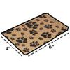 CuteBox Pawprint Kraft Flat Paper Gift Bags 100pcs (4" x 6") for Crafts, Party Favors, Retail, Merchandise, Tradeshows, Handmade Goods, Arts and Crafts, Outdoor Events, Holidays, Weddings view 2