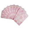CuteBox Pink Flower Flat Paper Gift Bags 100pcs (4" x 6") for Merchandise, Crafts, Party Favors, Tradeshows, Retail, Handmade Goods, Arts and Crafts, Outdoor Events, Holidays, Weddings view 1