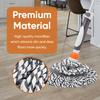 Superio Twist Mop Heads Self Wringing Mop Replacement Microfiber Mop Refill Commercial/Industrial Use.-Grey view 4
