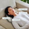 HoMedics Heated Shiatsu Massage Pillow for Neck, Back and Shoulder Pain. Portable, Cordless Deep Tissue Massager. Create Your Own Massage Chair, for Bed, Floor, or Couch view 3