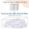 IDL Packaging SpiroPack Stylish Box Filler 10 lbs in a Box, White, Wide-Cut Spirals - Packing Filler for Baskets, Gift Boxes, and Packages - Modern Alternative to Shredded and Crinkle Paper view 4