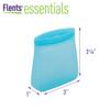 Flents Essential Silicone Pouch, Multi-Purpose Travel-Sized Container, Washable and Reusable, Clear, BPA Free, TSA Approved, 2-Pack view 2