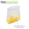 Flents Essential Silicone Pouch, Multi-Purpose Travel-Sized Container, Washable and Reusable, Clear, BPA Free, TSA Approved, 2-Pack view 3