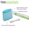 Flents Essential Silicone Pouch, Multi-Purpose Travel-Sized Container, Washable and Reusable, Clear, BPA Free, TSA Approved, 2-Pack view 4