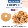 IDL Packaging SpiroPack Stylish Box Filler 30 lbs in a Box, Brown, Wide-Cut Spirals - Packing Filler for Baskets, Gift Boxes, and Packages - Modern Alternative to Shredded and Crinkle Paper view 2