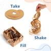 IDL Packaging SpiroPack Stylish Box Filler 30 lbs in a Box, Brown, Wide-Cut Spirals - Packing Filler for Baskets, Gift Boxes, and Packages - Modern Alternative to Shredded and Crinkle Paper view 3