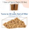 IDL Packaging SpiroPack Stylish Box Filler 30 lbs in a Box, Brown, Wide-Cut Spirals - Packing Filler for Baskets, Gift Boxes, and Packages - Modern Alternative to Shredded and Crinkle Paper view 4