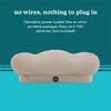 HoMedics Comfy Footrest Massager, Soothes Tired Feet and Toes, Invigorating Vibrations, Beanbag-Style Cushion, Soft Pedestal, Total-Foot Relaxation, One-Switch Controls, for Home or Office view 4