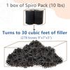 IDL Packaging SpiroPack Stylish Box Filler 30 lbs in a Box, Black, Wide-Cut Spirals - Packing Filler for Baskets, Gift Boxes, and Packages - Modern Alternative to Shredded and Crinkle Paper view 4