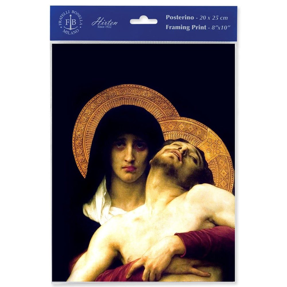 Bouguereau: Pieta 8"x10" Italian Prints, 3-Count Value Pack