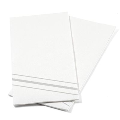 100 Pack Linen Feel Guest Paper Hand Towels | Disposable Super Absorbent Airlaid Paper Towels For Bathroom, Party, Weddings, Or Events | 12 x 17 Inches 1/6 Folded Decorative Design