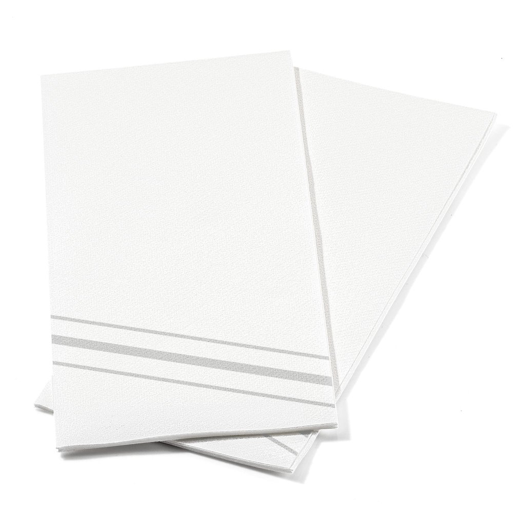 100 Pack Linen Feel Guest Paper Hand Towels | Disposable Super Absorbent Airlaid Paper Towels For Bathroom, Party, Weddings, Or Events | 12 x 17 Inches 1/6 Folded Decorative Design