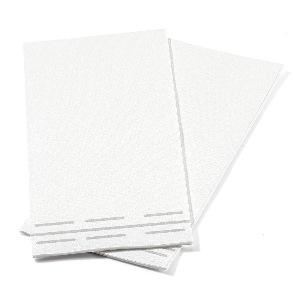 50 Pack Linen Feel Guest Paper Hand Towels | Disposable Super Absorbent Airlaid Paper Towels For Bathroom, Party, Weddings, Or Events | 12 x 17 Inches 1/6 Folded Decorative Design
