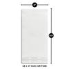 50 Pack Linen Feel Guest Paper Hand Towels | Disposable Super Absorbent Airlaid Paper Towels For Bathroom, Party, Weddings, Or Events | 12 x 17 Inches 1/6 Folded Decorative Design view 3
