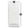 100 Pack Linen Feel Guest Paper Hand Towels | Disposable Super Absorbent Airlaid Paper Towels For Bathroom, Party, Weddings, Or Events | 12 x 17 Inches 1/6 Folded Decorative Design view 3