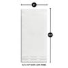 100 Pack Linen Feel Guest Paper Hand Towels | Disposable Super Absorbent Airlaid Paper Towels For Bathroom, Party, Weddings, Or Events | 12 x 17 Inches 1/6 Folded Decorative Design view 3