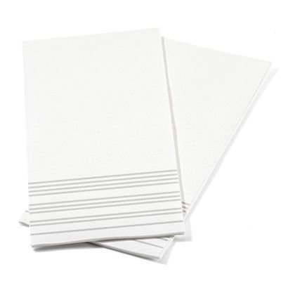 100 Pack Linen Feel Guest Paper Hand Towels | Disposable Super Absorbent Airlaid Paper Towels For Bathroom, Party, Weddings, Or Events | 12 x 17 Inches 1/6 Folded Decorative Design