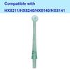 2PCS Flosser Replacement Tips Fit for Philip AirFloss,Flosser Tip Replacement Oral Irrigator Nozzle AirFloss Compatible with HX8240 HX8140 HX8141 HX8241 HX8154 HX8181 HX8111 HX8211(Green) view 3