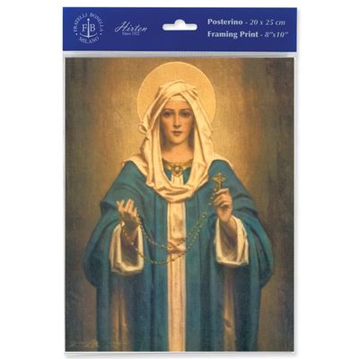 Chambers: Our Lady of The Rosary 8"x10" Italian Prints, 3-Count Value Pack