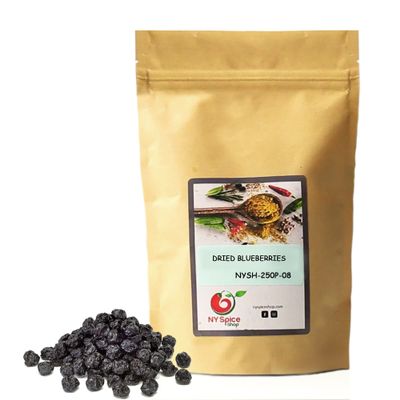 NY SPICE SHOP Whole Dried Blueberries - 3 Pound Dried Blueberries - Blue Berries Fruit - Dehydrated Blueberries Fresh Bulk, Blueberry Raisins - Dry Fruits