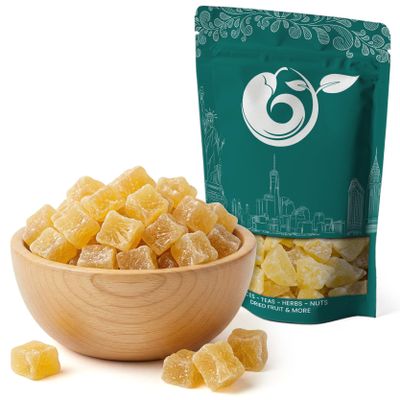 NY Spice Shop Dried Pineapple Diced - 3 Pound Tropical Pineapples Dried Fruit Snacking - Sweet Dehydrated Dried Fruit Pineapple Slice for Baking Smoothies - Pineapples Tidbit for Dessert Party Snack