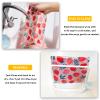 Beeswax Wrap - 3 Pack, Beeswax Wraps For Food, Organic, Sustainable, Biodegradable, Zero Waste, Reusable Beeswax Food Wrap, 1L Strawberry, 1M Orange, 1S Lemon Patterns view 4