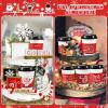 Remerry 180 Pack Christmas Coffee Cup Sleeves Christmas Disposable Paper Cup Sleeves Fit 12 and 16 oz Coffee Cups for Holiday Xmas Hot Chocolate Cocoa Cold Beverage Party Supplies view 4