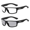 Wraparound full lens Safety Glasses with Readers photochromic Sport Magnifying Safety Reading Goggles for Men Women (black, 2.5, multiplier_x) view 1
