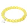 8 Mm White Moonstone Beads Bracelets Women Mineral Stone Balance Yoga Mala Prayer Braelet Men Classic Handmade Stretch Bangle,1,19 cm view 1