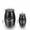 BIAIHQIE Going Home Memorial Keepsake Urn with Fancy Box - Wings of Freedom Keepsake Urn - Urn for Ashes Set of 2 view 2
