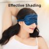 LERSVICVIL Sleep Masks 4 Pack Silky Eye Cover Soft Satin Blindfold Elastic Strap Night Eye Shade for Women Men view 3