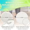 2124 Replacement Pads for Bissell Spinwave Spin Mop, 2 Scrubby Pads and 4 Soft Pads Compatible with Bisell Spinwave 2039 2039A 2039Q 2039T 2039W 20391 20395 20399 2307 23157 2315A Mop Pad Kit LUXRILIX view 2