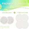 2124 Replacement Pads for Bissell Spinwave Spin Mop, 2 Scrubby Pads and 4 Soft Pads Compatible with Bisell Spinwave 2039 2039A 2039Q 2039T 2039W 20391 20395 20399 2307 23157 2315A Mop Pad Kit LUXRILIX view 3