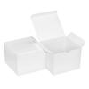 Xxcxpark 30 PCS White Gift Boxes 5x5x3.5 Inches, Decorative Party Favor Kraft Paper Gift Packaging Box with Lid for DIY Crafting, Cube, Cupcake, Kraft Present Boxes for Birthday, Wedding view 1