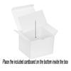 Xxcxpark 30 PCS White Gift Boxes 5x5x3.5 Inches, Decorative Party Favor Kraft Paper Gift Packaging Box with Lid for DIY Crafting, Cube, Cupcake, Kraft Present Boxes for Birthday, Wedding view 4
